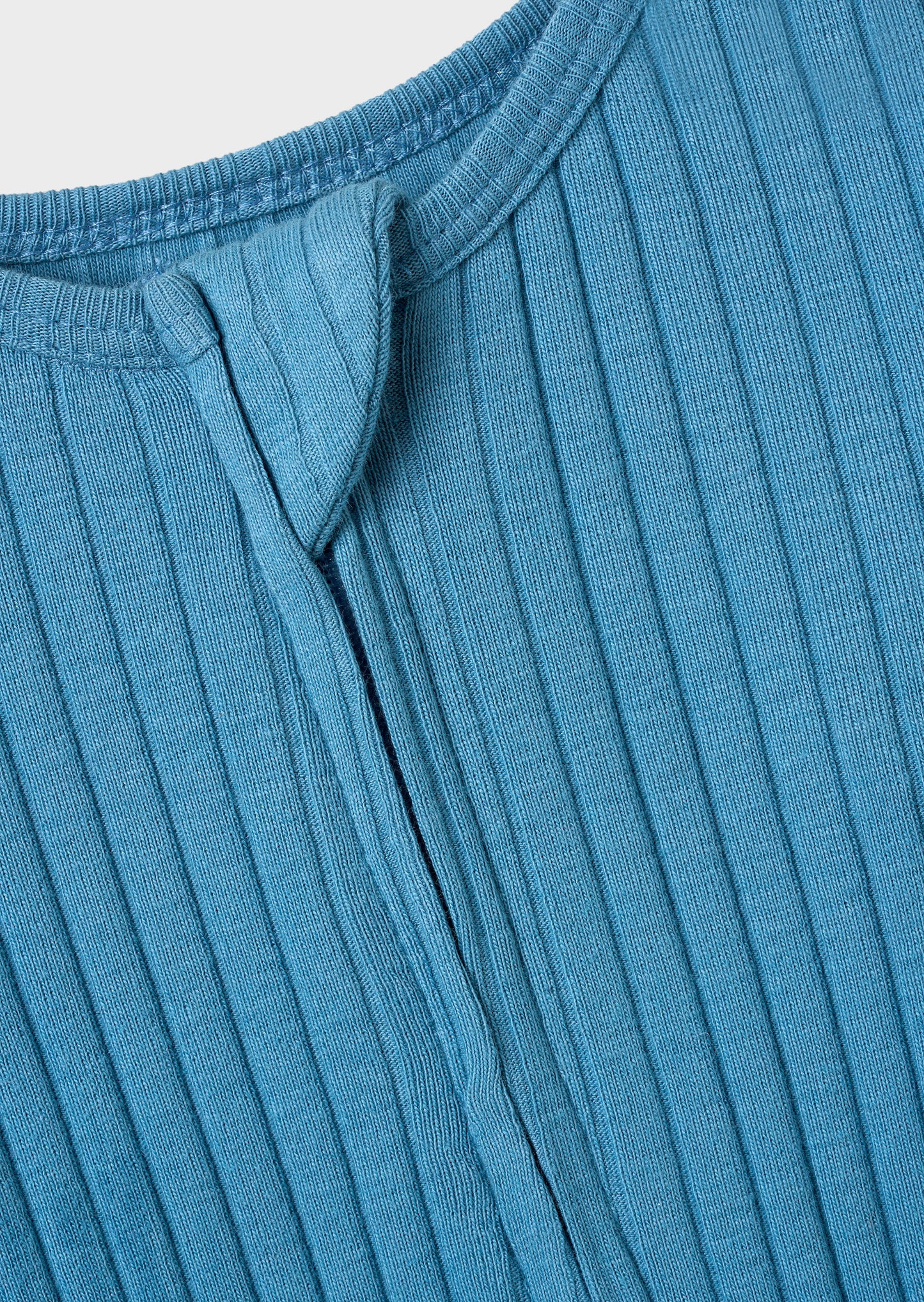 Remy Blue Organic Cotton Babygrow with Hat