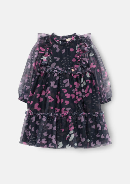 Cara Print Mesh Dress