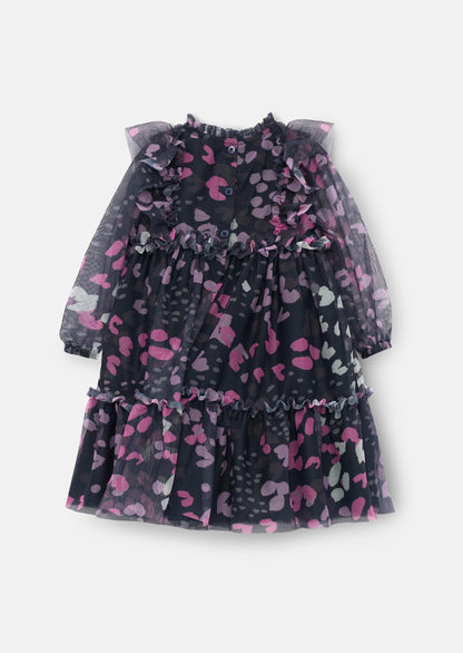 Cara Print Mesh Dress