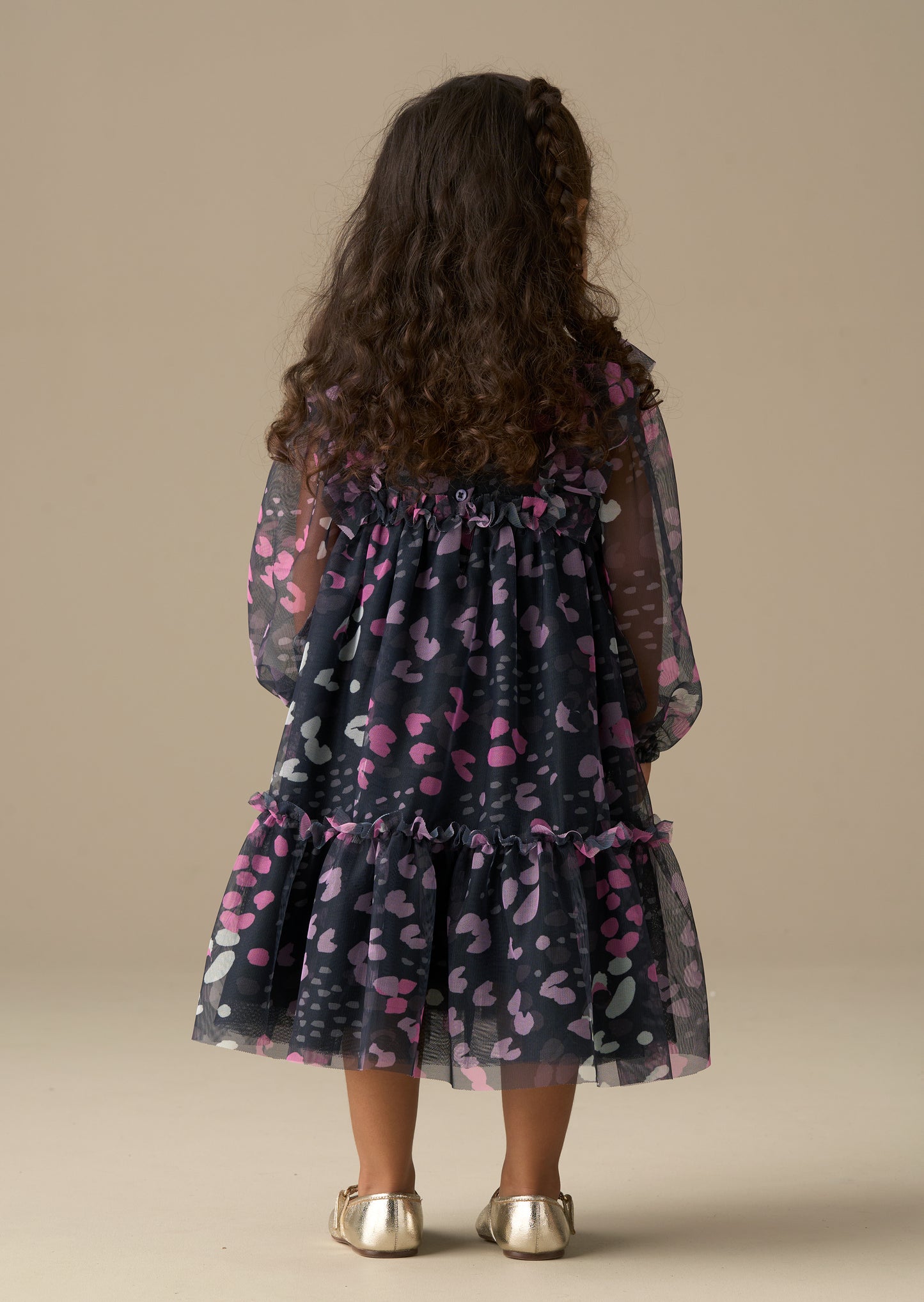 Cara Print Mesh Dress