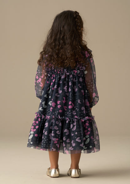 Cara Print Mesh Dress