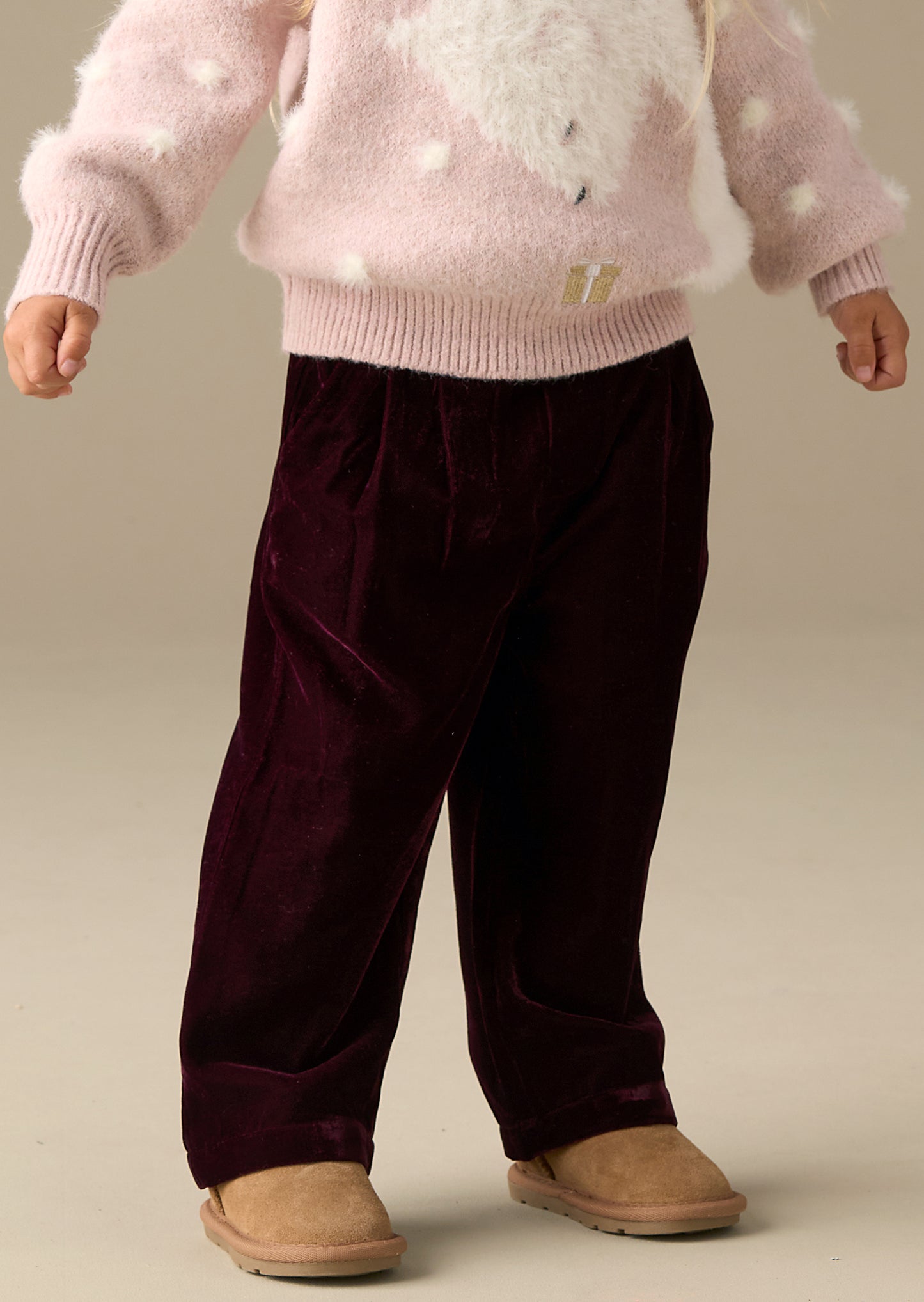 Chloe Velvet Wide Leg Trouser