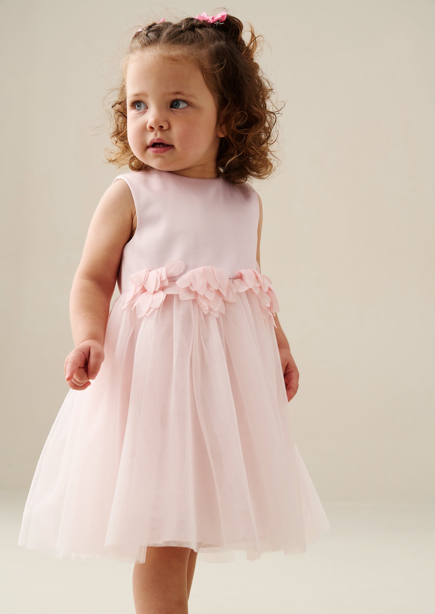 Juno Blush Flower Waist Dress