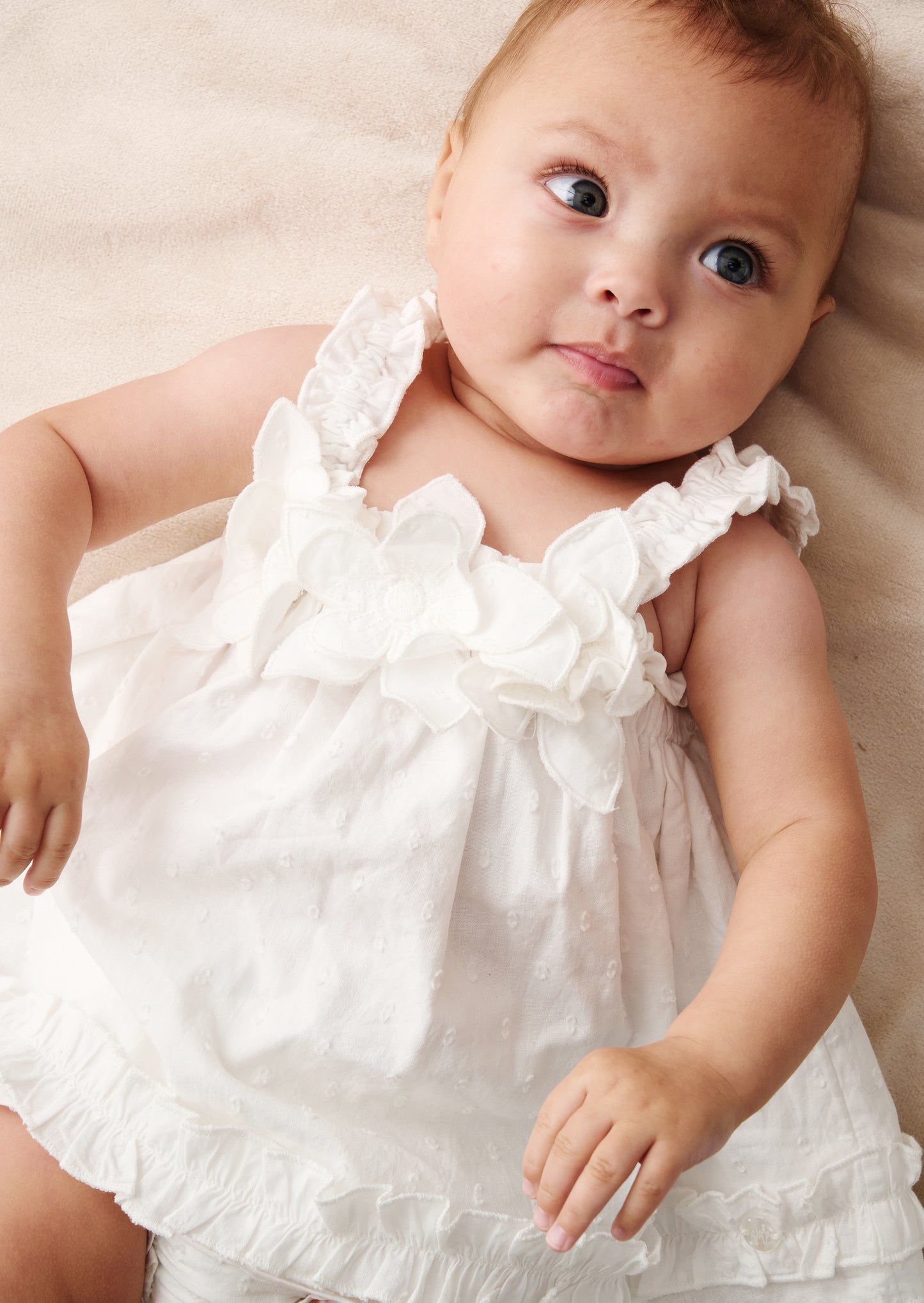 Nyla 3D Daisy Swing Dress & Bloomer
