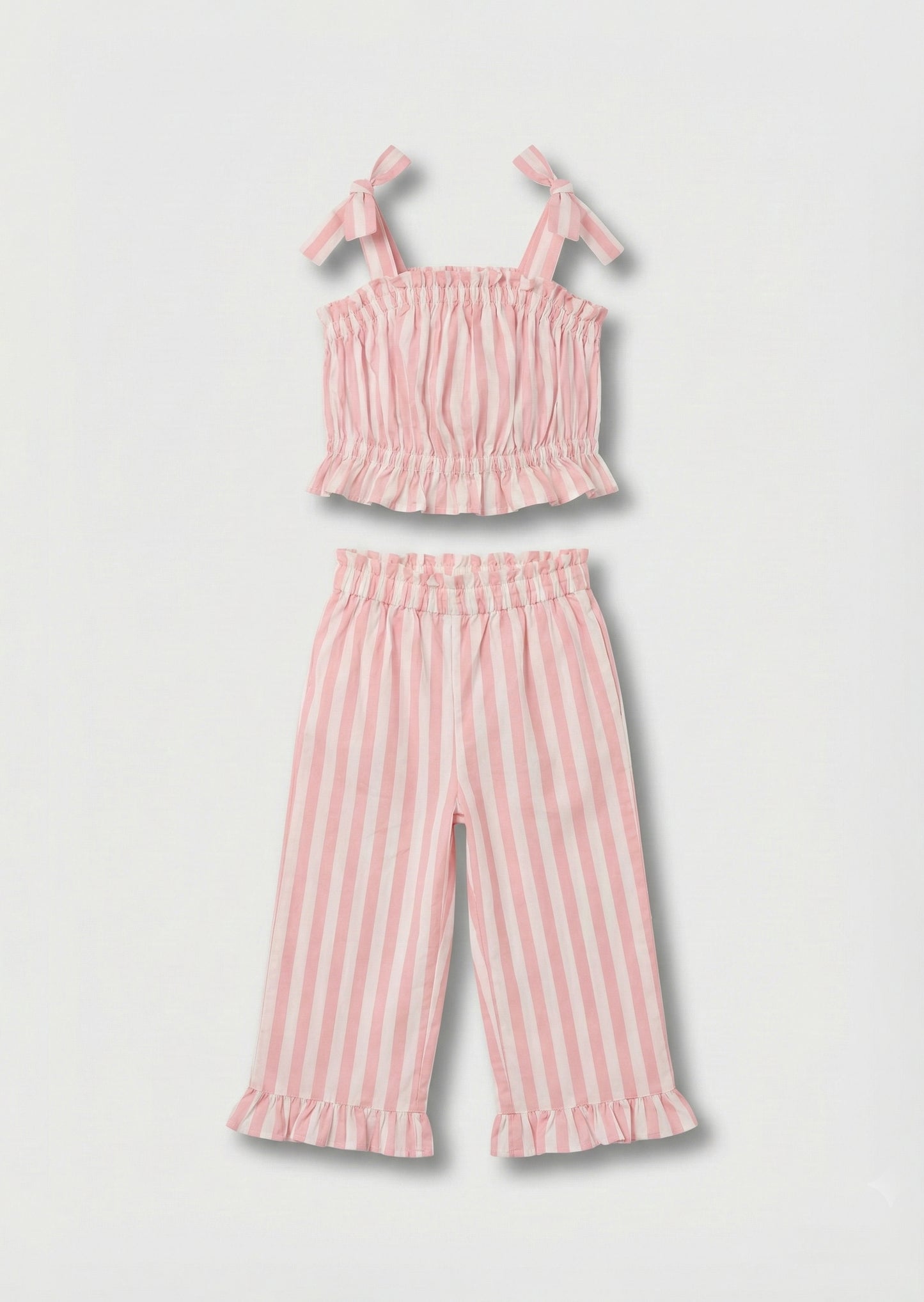 Polly Candy Stripe Frill Set