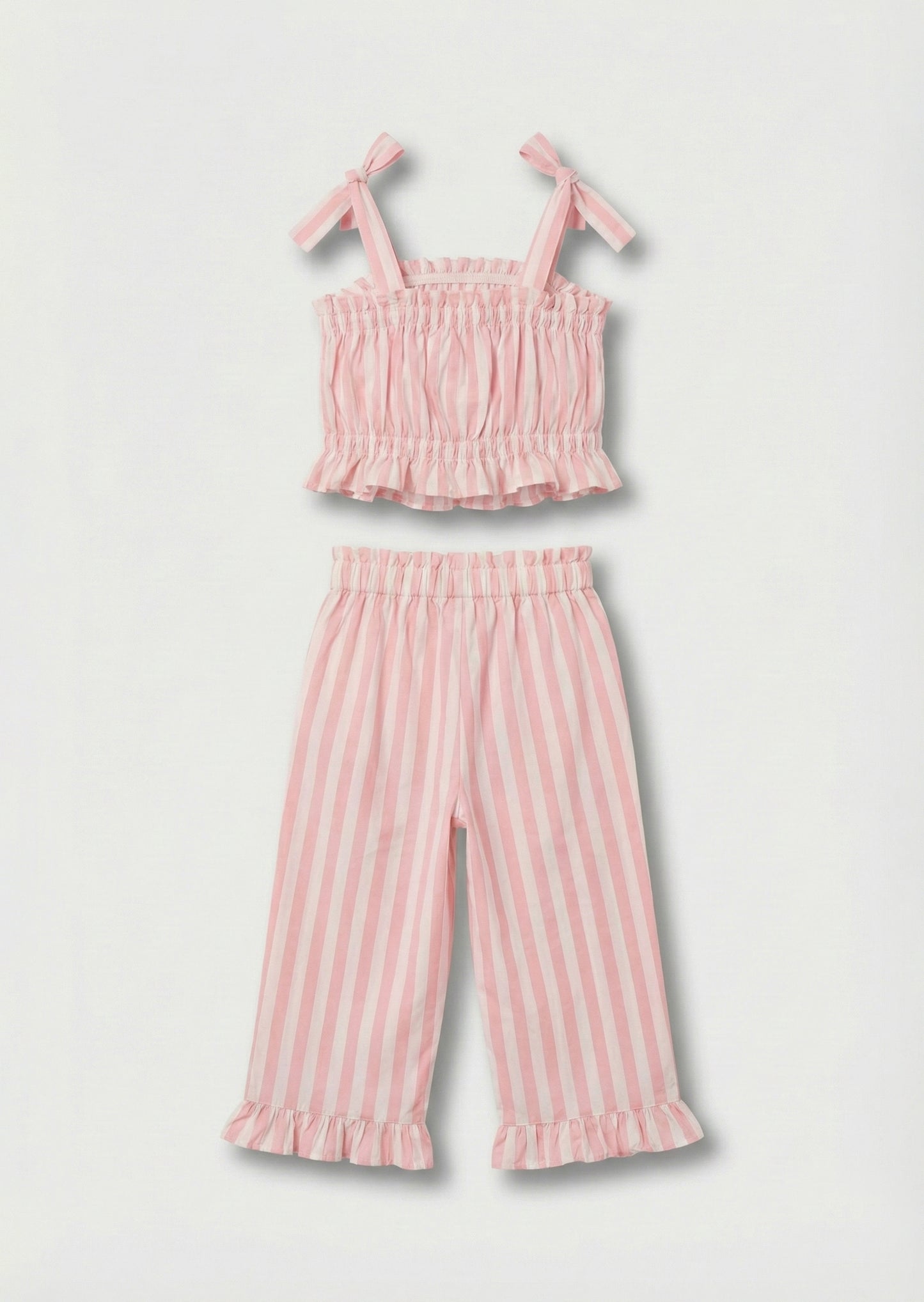 Polly Candy Stripe Frill Set