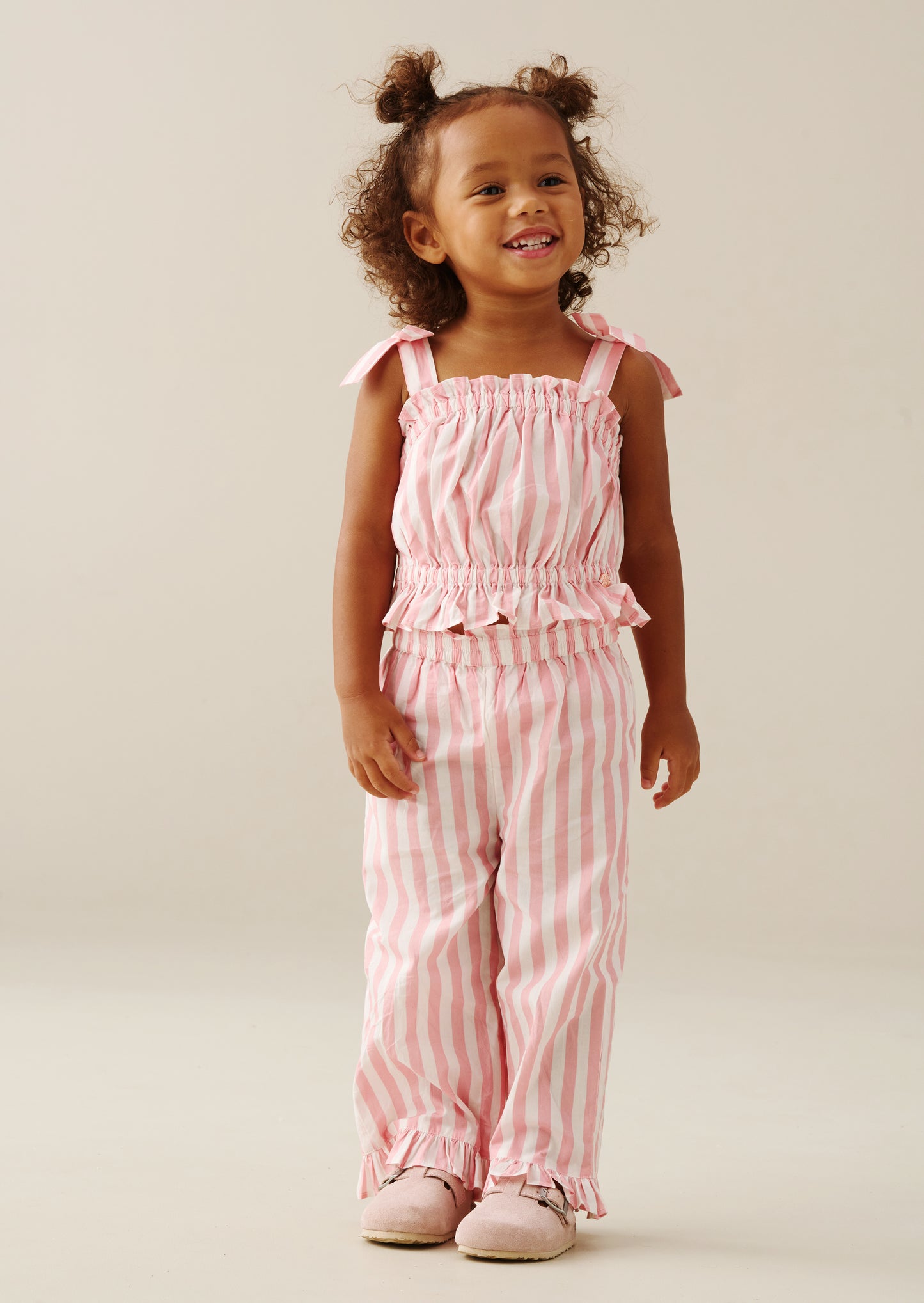 Polly Candy Stripe Frill Set