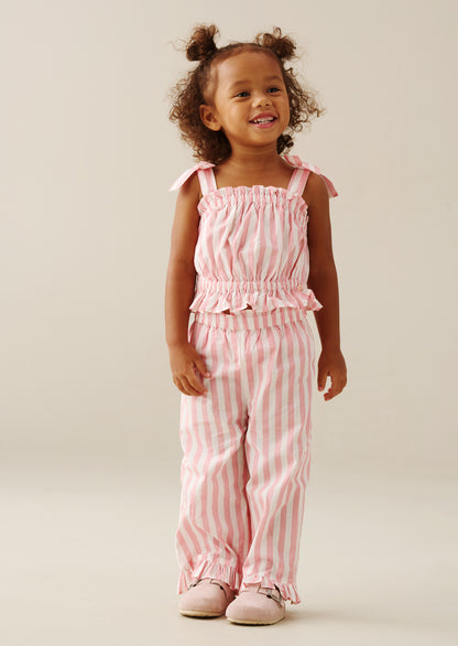 Polly Candy Stripe Frill Set