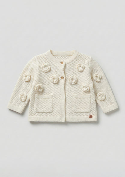 Dolly Flower Knit Cardigan