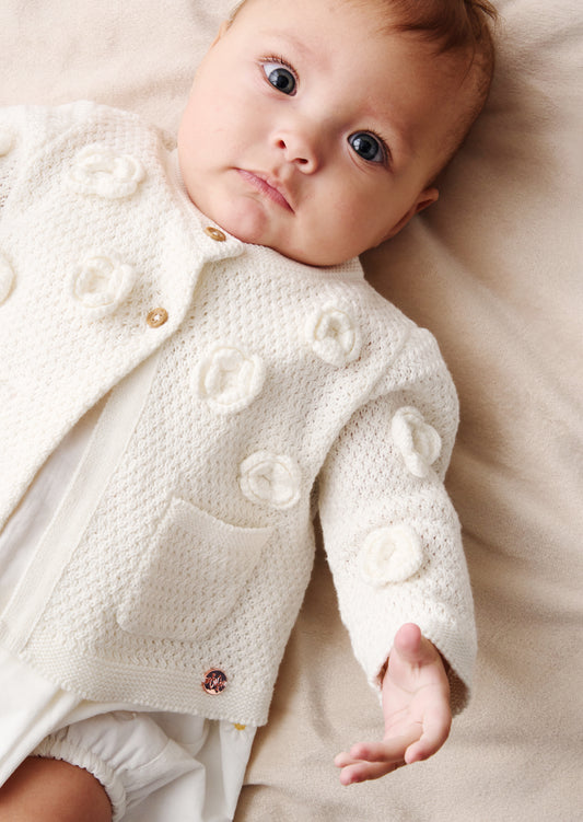 Dolly Flower Knit Cardigan