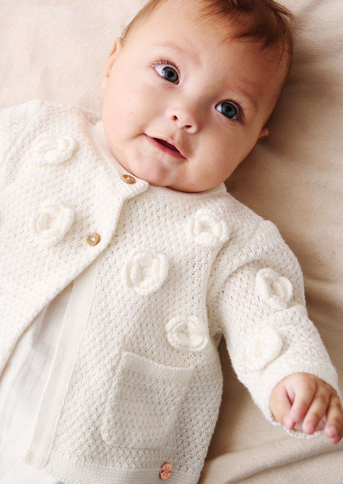 Dolly Flower Knit Cardigan