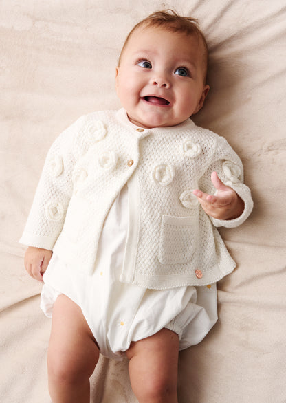 Dolly Flower Knit Cardigan