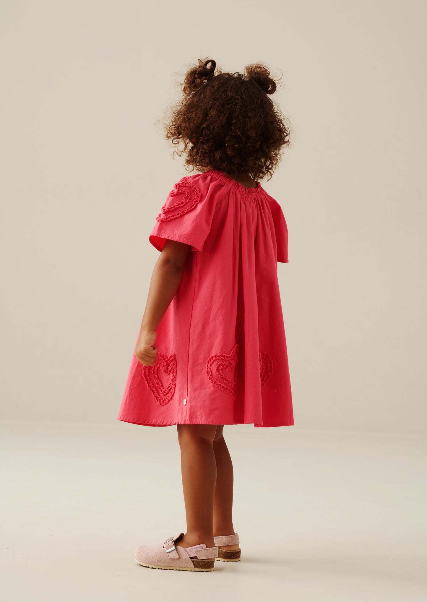 Lori Heart Frill Swing Dress