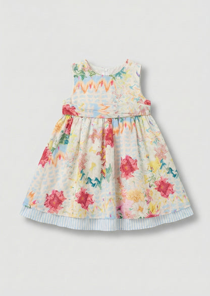 Seren Printed Tie Waist Dress