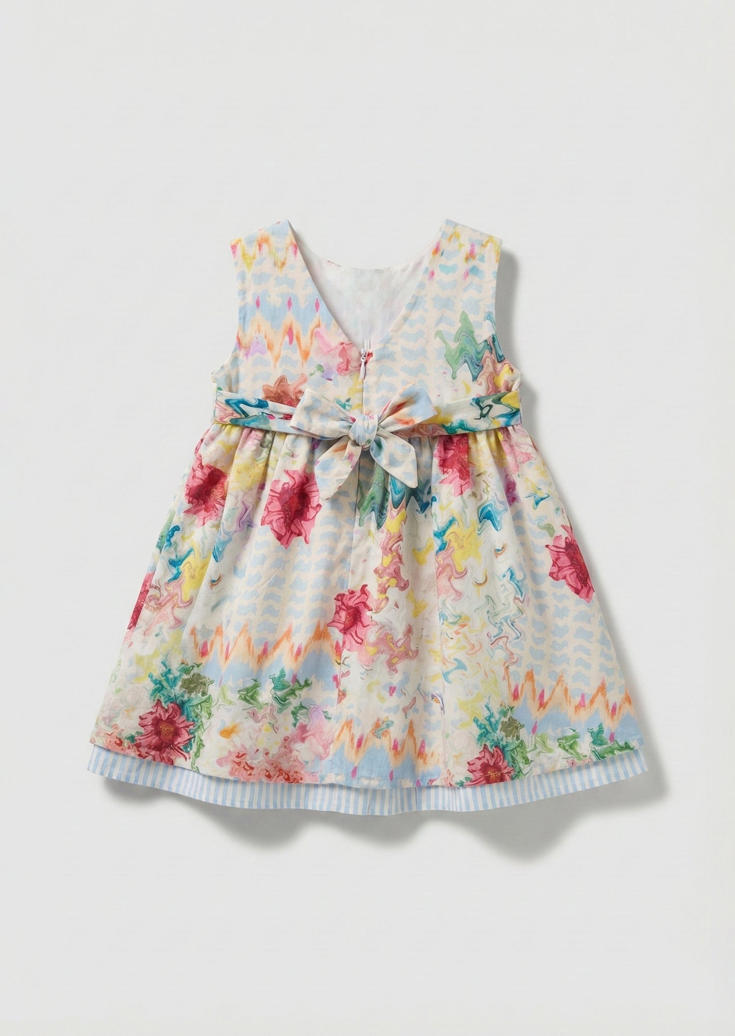 Seren Printed Tie Waist Dress