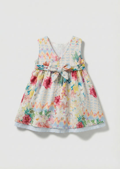 Seren Printed Tie Waist Dress