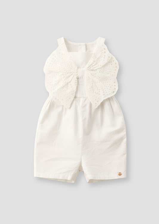 Natalia Broderie Bow Playsuit