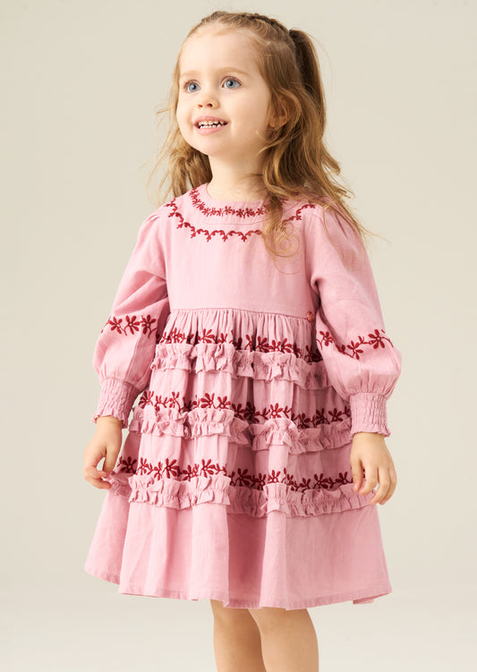 Reyna Embroidered Dress