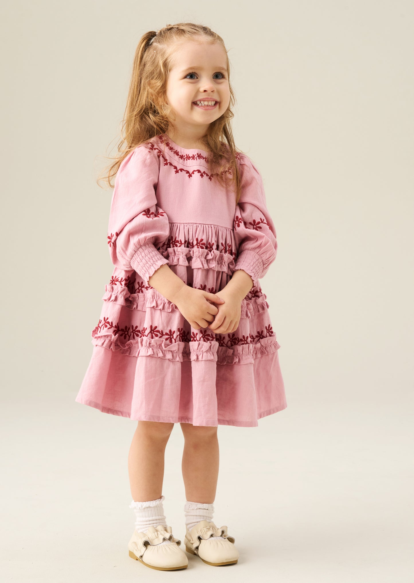 Reyna Embroidered Dress