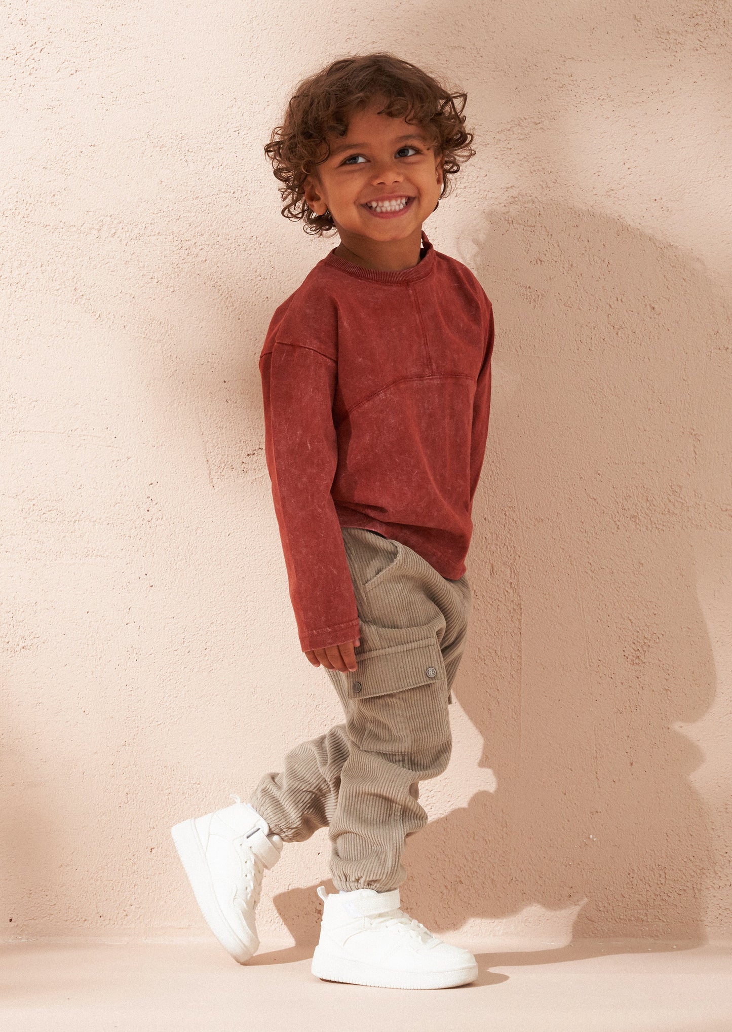 Carlton Stone Cord Skater Trouser