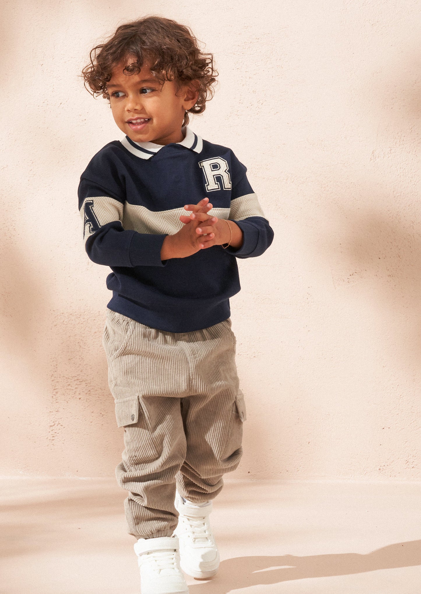 Slade Baby Navy Rugby Varsity Sweat