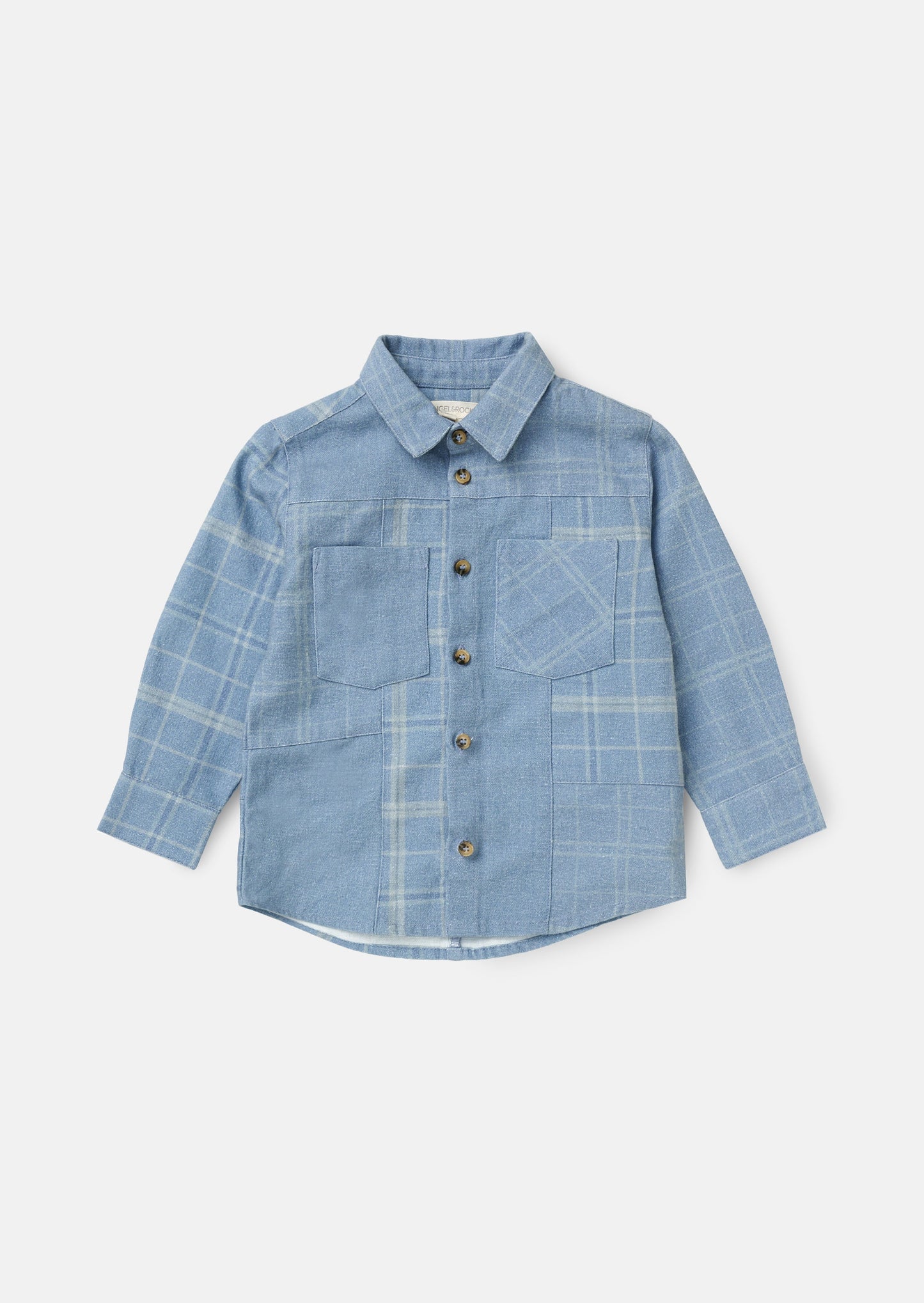 Connor Blue Block Check Shirt