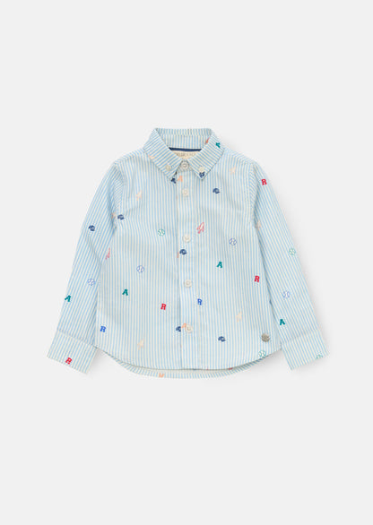 Zion Mini All Over Print Stripe Shirt