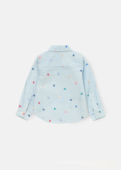 Zion Mini All Over Print Stripe Shirt