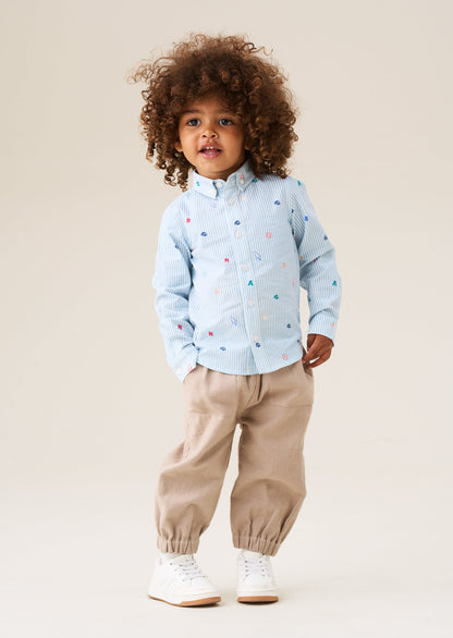 Zion Mini All Over Print Stripe Shirt