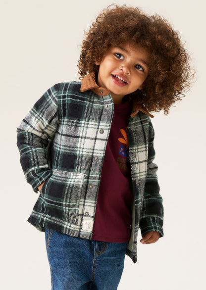 Luis Plaid Padded Shacket