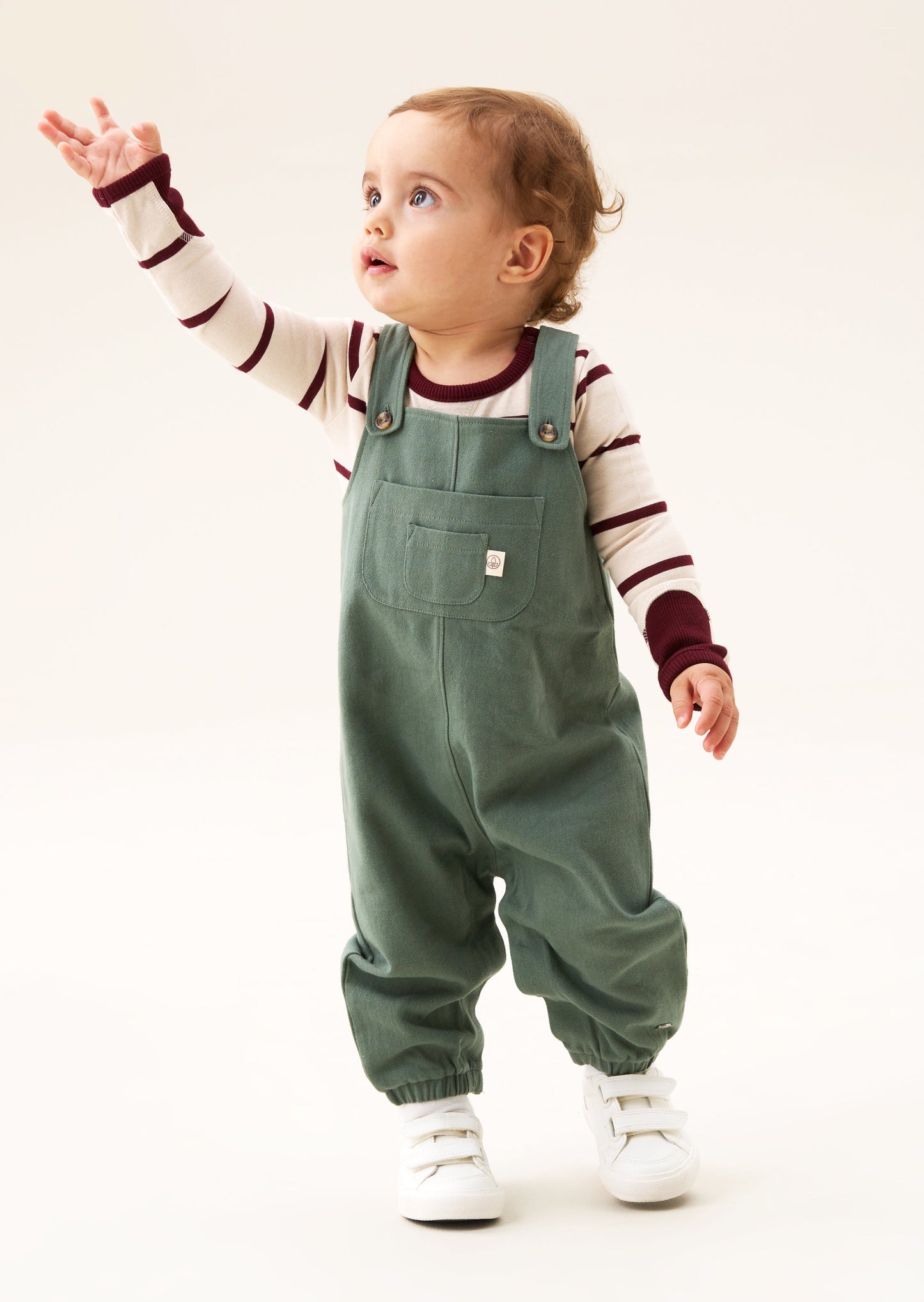 George Mini Twill Dungaree Set