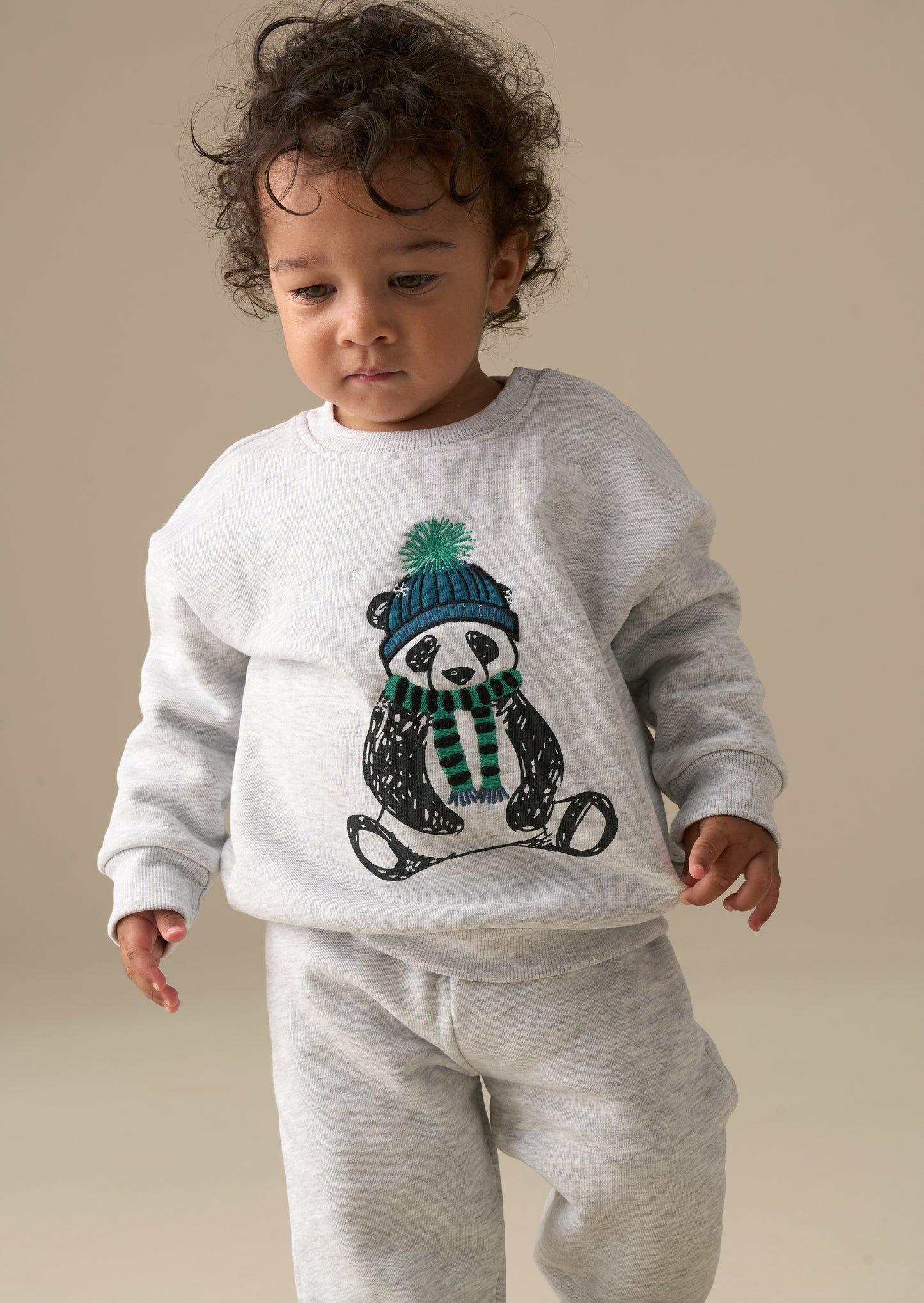 Otto Winter Panda Sweat And Jogger