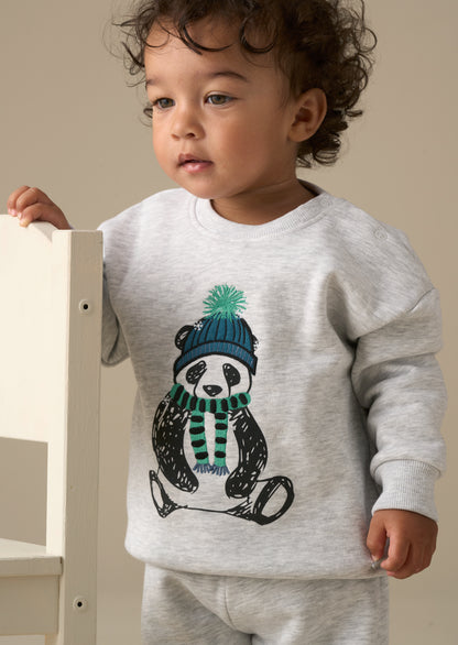 Otto Winter Panda Sweat And Jogger