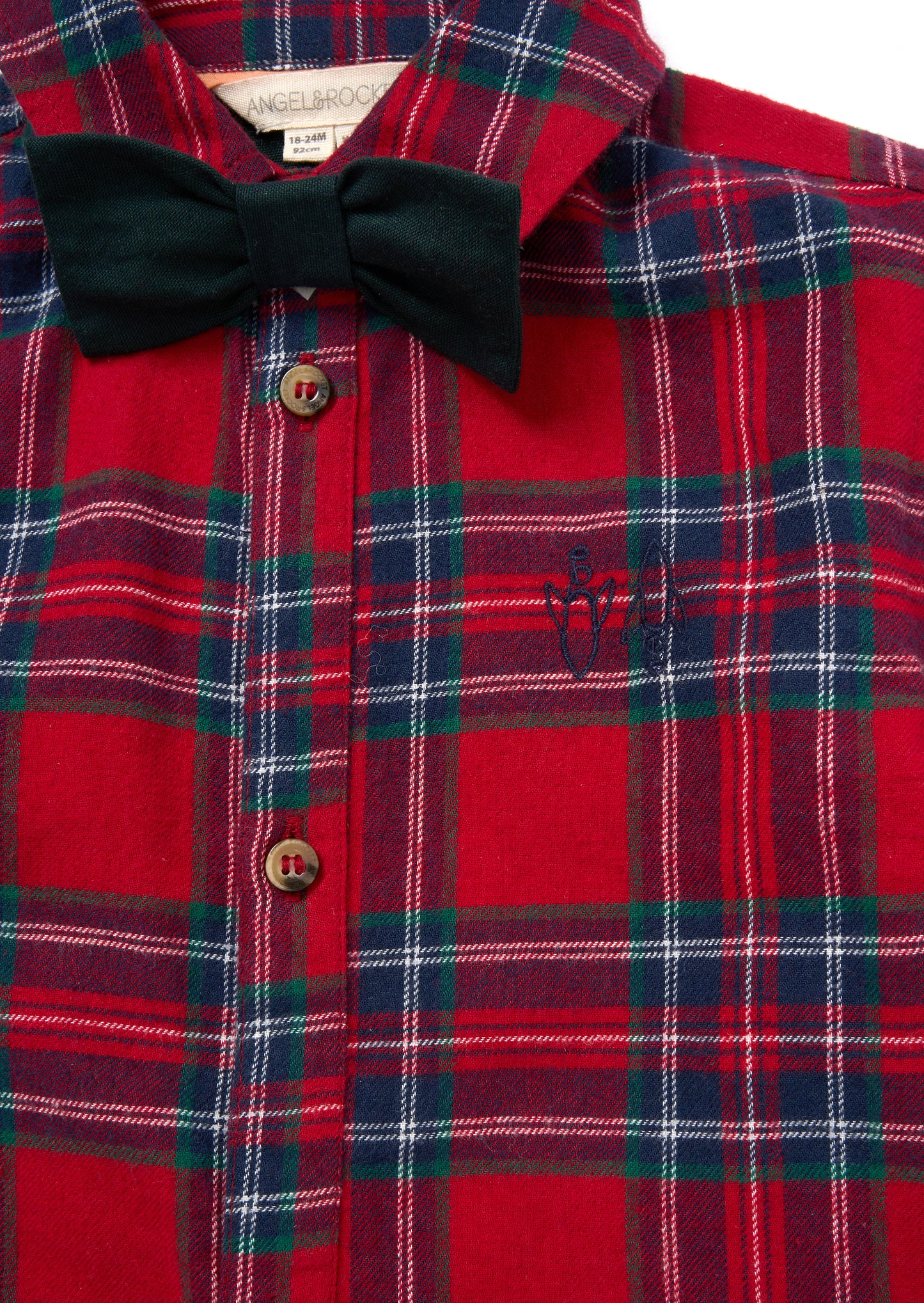 Camden Brushed Shirt With Bow Tie