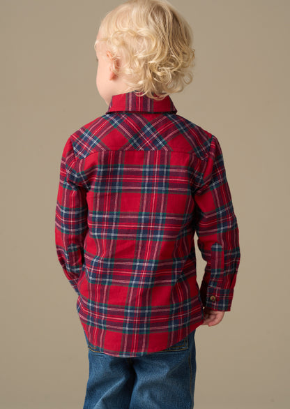 Camden Brushed Shirt With Bow Tie