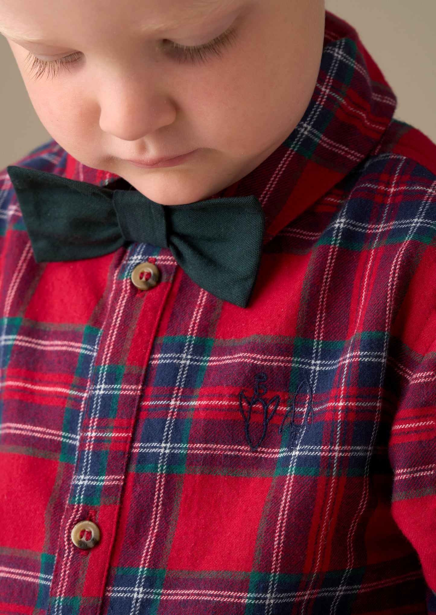 Camden Brushed Shirt With Bow Tie