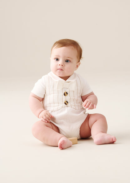 Luis Striped Smart Romper