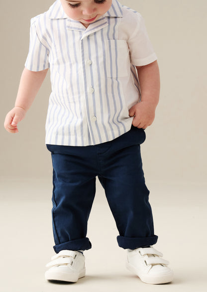 Harrison Navy Slim Fit Chino