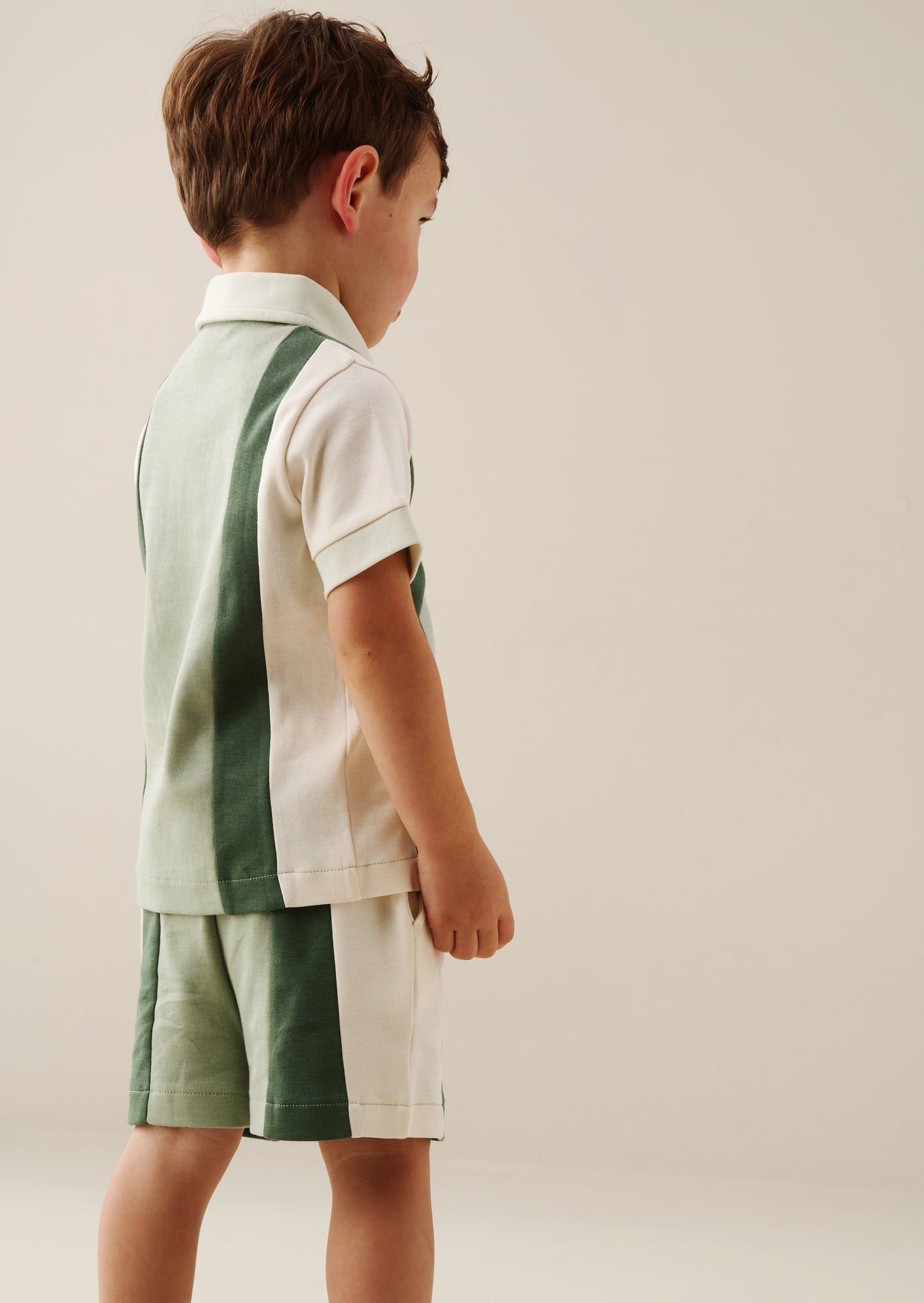 Jerry Colour Block Polo and Short
