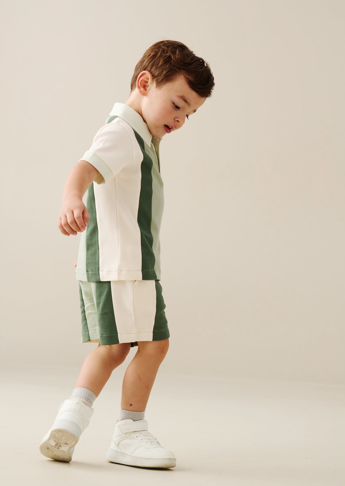 Jerry Colour Block Polo and Short