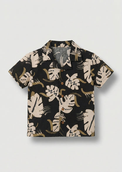Finn Palm Leaf Print Shirt
