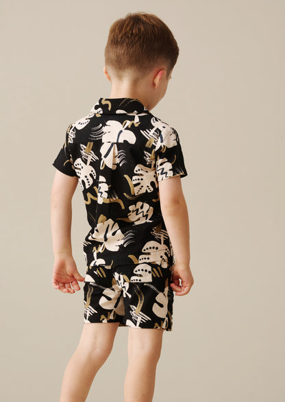 Finn Palm Leaf Print Shirt