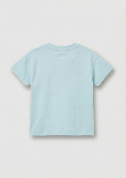 Mini Jay Printed Blue Tshirt