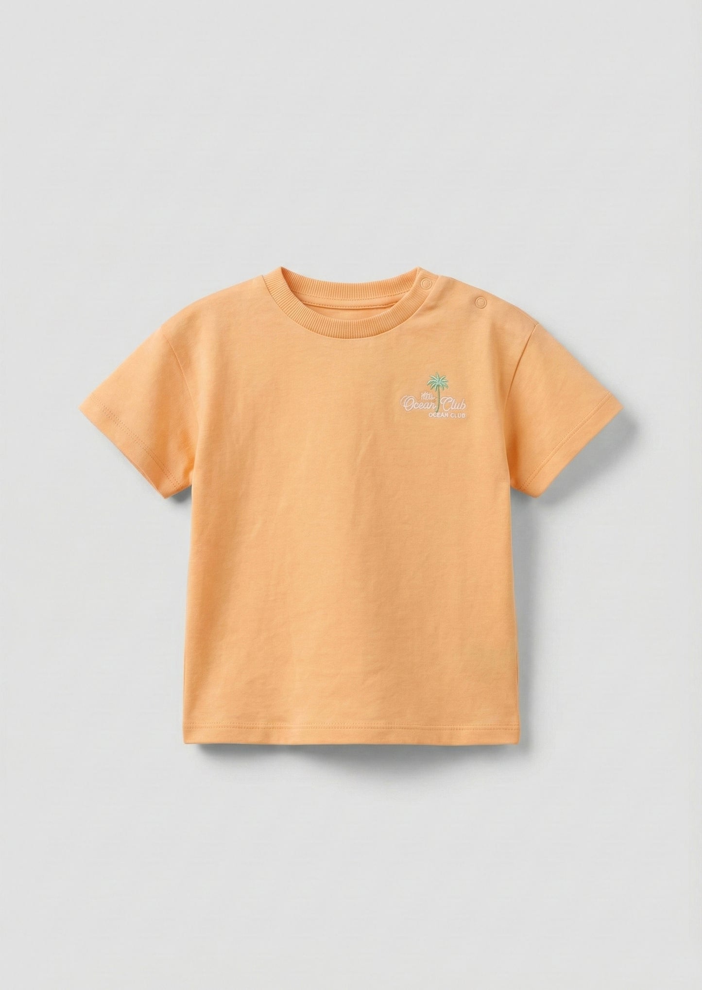 Mini Crew Printed Yellow T Shirt