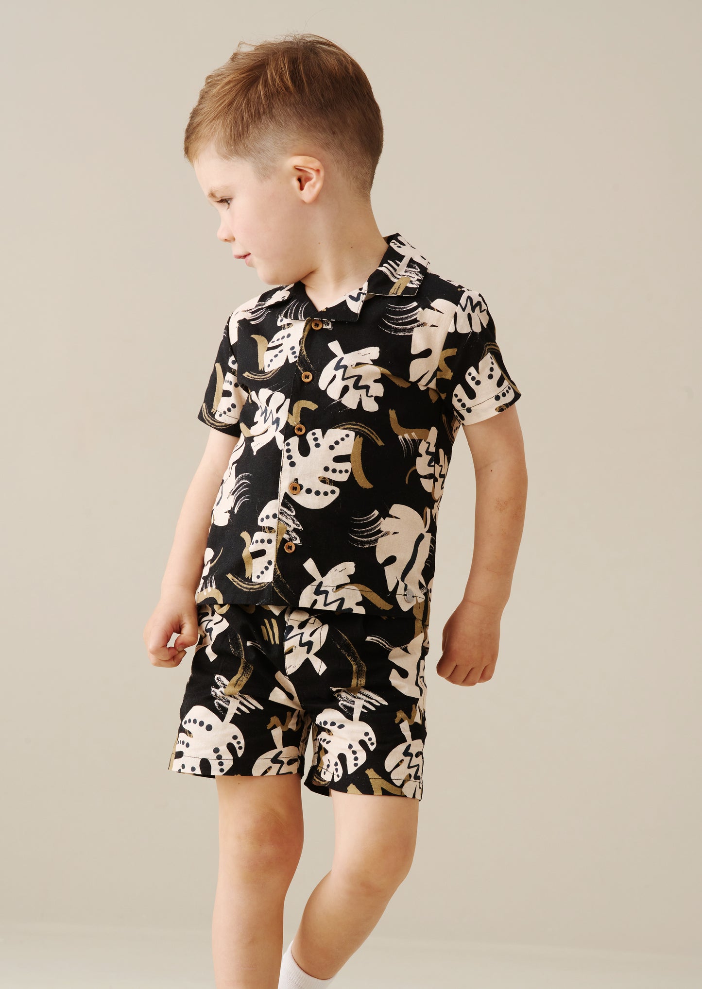 Finn Palm Leaf Short