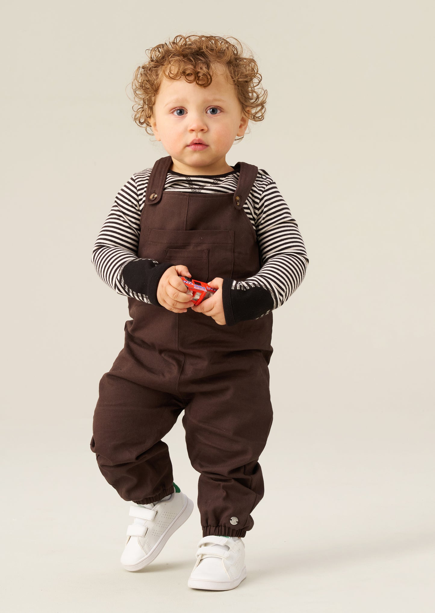 George Twill Dungaree Set