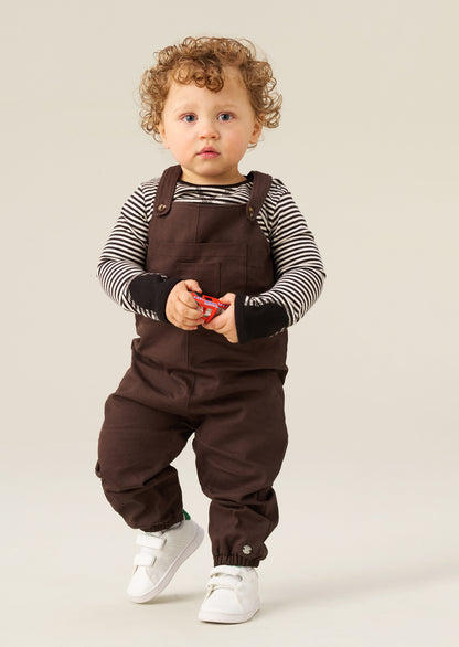 George Twill Dungaree Set