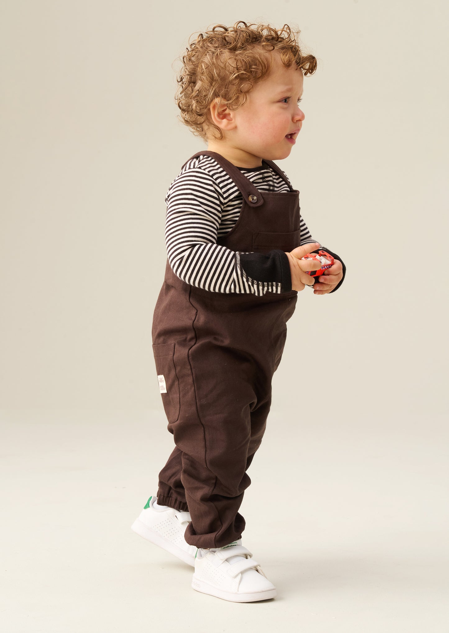George Twill Dungaree Set