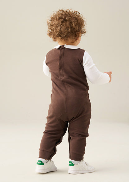 Jude Smart Check Waistcoat One Piece