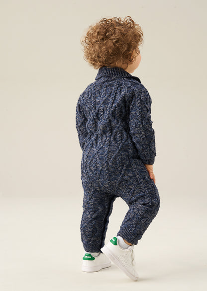 Theodore Cable Knit Romper